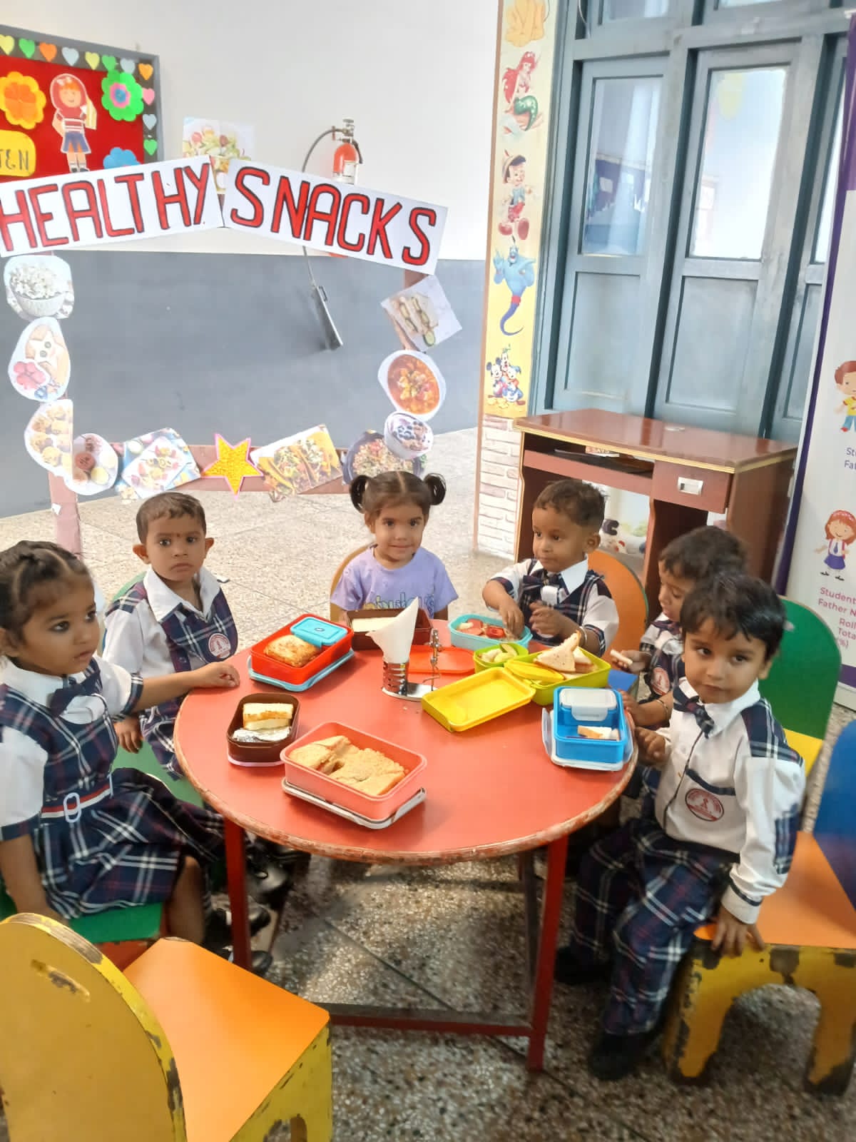 Healthy Snacks Activity by Kindergarten